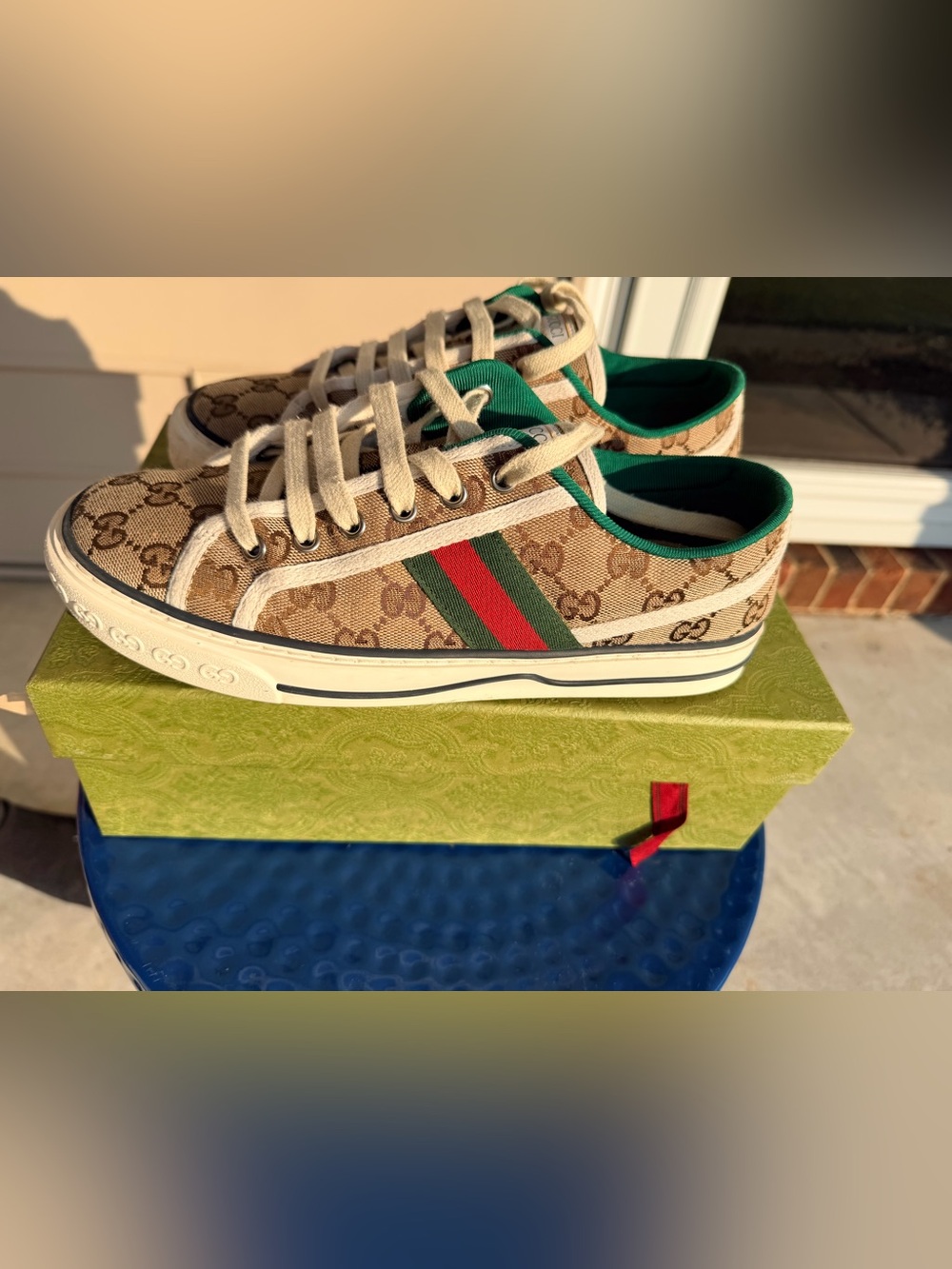 AUTHENTIC Women's Gucci Tennis 1977 sneaker - Picture 9 of 12
